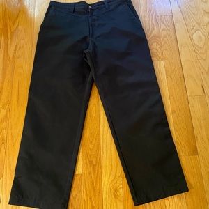 Haggar Men’s black pants, size 36/30